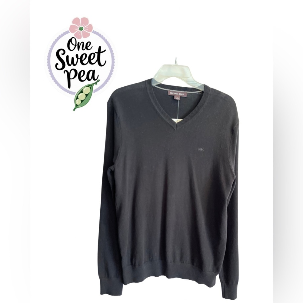 Michael Kors Black Lightweight Black Sweater - NWT- Mens